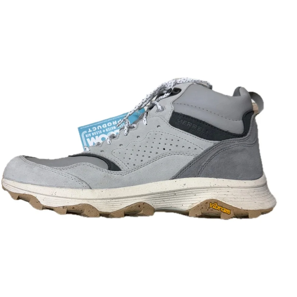 Merrell Speed Solo MXD Mid WP Mens 12 Alloy Grey Waterproof Hiking Boots J038143